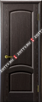 Межкомнатные двери Ульяновские двери ЛАУРА (Глухая Черный Абрикос)