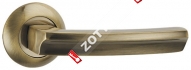 Ручка дверная раздельная PUNTO ALFA TL ABG-6 (Зеленая бронза)