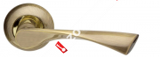 Ручка раздельная Armadillo (Армадилло) Corona LD23-1AB/GP-7 бронза/золото