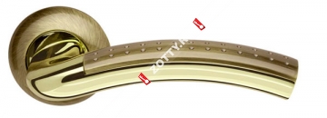 Ручка раздельная Armadillo (Армадилло) Libra LD26-1AB/GP-7 бронза/золото