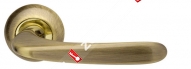 Ручка раздельная Armadillo (Армадилло) Pava LD42-1AB/GP-7 бронза/золото