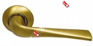 Ручка дверная раздельная ARCHIE-SILLUR 67 S.GOLD (Матовое золото)