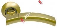 Ручка дверная раздельная ARCHIE-SILLUR 132 S.GOLD/P.GOLD (Золото/матовое золото)