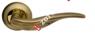 Ручка раздельная Armadillo (Армадилло) Lora LD39-1AB/GP-7 бронза/золото