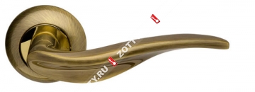 Ручка раздельная Armadillo (Армадилло) Lora LD39-1AB/GP-7 бронза/золото