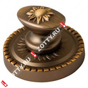 Ручка поворотная WC-BOLT BK6/CL-BB-17 (Коричневая бронза)