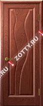 Межкомнатные двери Ульяновские двери ТОРНАДО (Глухая Красное Дерево)