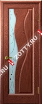 Межкомнатные двери Ульяновские двери ТОРНАДО (Стекло Красное Дерево)