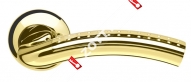 Ручка раздельная Armadillo (Армадилло) Libra LD26-1GP-22 золото TECH (кв. 8х140)