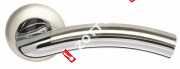 Ручка раздельная Armadillo (Армадилло) Libra LD27-1SN/CP-3 матовый никель/хром TECH (кв. 8х140)