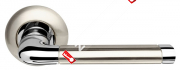 Ручка раздельная Armadillo (Армадилло) Stella LD28-1SN/CP-3 матовый никель/хром TECH (кв. 8x140)