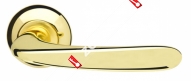 Ручка раздельная Armadillo (Армадилло) Pava LD42-1GP/SG-5 золото/матовое золото TECH (кв. 8х140)
