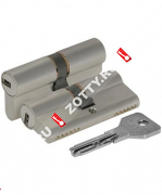 Цилиндровый механизм CISA ASIX OE300-18.12 (80 мм/35+10+35) (Никель)