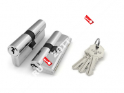 Цилиндровый механизм FUARO 100 CA 80 mm (35+10+35) СP 5 ключей (Хром)