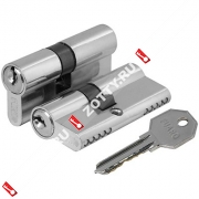 Цилиндровый механизм FUARO 100 ZA 60 mm (25+10+25) CP 5 ключей (Хром)