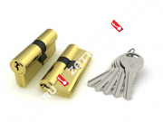 Цилиндровый механизм FUARO R300/60 mm (25+10+25) BBP 5 кл. (Латунь)