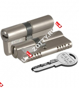 Цилиндровый механизм KALE KILIT 164 OBS SNE/68 (26+10+32) mm 5 кл. (Никель)