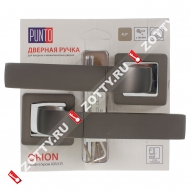 Ручка раздельная Punto (Пунто) ORION QR/HD GR/CP-23 графит/хром