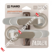 Ручка раздельная Fuaro (Фуаро) WING RM/HD SN/CP-3 матовый никель/хром