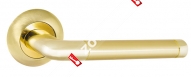 Ручка раздельная Punto (Пунто) REX TL SG/GP-4 матовое золото/золото 105 мм