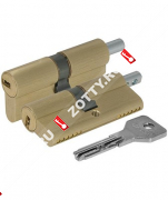 Цилиндровый механизм под вертушку CISA ASIX OE302-12.00 (70 мм/35+10+25) (Латунь)