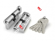 Цилиндровый механизм с вертушкой FUARO R302/70 mm (30+10+30) CP 5 кл. (Хром)