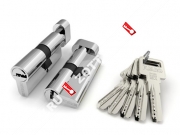 Цилиндровый механизм с вертушкой FUARO R602/90 mm (35+10+45) CP 5 кл. (Хром)