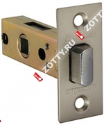 Защелка врезная ARMADILLO LH 120-45-25 SN BOX /прям/ (Матовый никель)