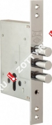 Корпус замка врезного цилиндрового KALE KILIT 257 w/b ТЕХ. КОМПЛЕКТАЦИЯ (Никель)