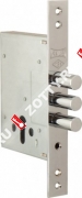 Корпус замка врезного цилиндрового KALE KILIT 257 w/b (Никель)