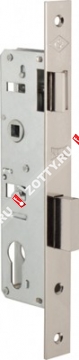 Корпус замка врезного цилиндрового узкопроф. KALE KILIT 153 (30 mm) w/b (Никель)