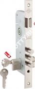 Замок врезной цилиндровый KALE KILIT 152/3MR (45 mm) 3 кл. (Никель)