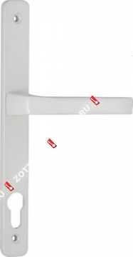 Ручка дверная на планке Fuaro 07 PVC-85/WHITE