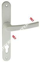 Ручка дверная на планке Fuaro 06 PVC-85/WHITE