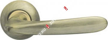 Ручка дверная раздельная Armadillo Pava LD42-1AB/GP-7 (Бронза/золото)