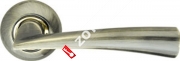 Ручка дверная раздельная Armadillo Columba LD80-1AB/GP-7 (Бронза/золото)