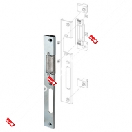 Регулируемая ответная планка для профильных дверей FUARO SP-001-U (190x22 мм)