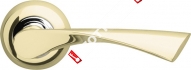 Ручка дверная раздельная Armadillo Corona LD23-1GP/CP-2