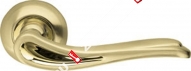 Ручка дверная раздельная Armadillo Octan LD64-1SG/GP-4 (Золото/матовое золото)
