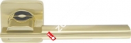 Ручка дверная раздельная Armadillo TRINITY SQ005-21SG/GP-4