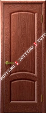 Межкомнатные двери Ульяновские двери ЛАУРА (Глухая Красное Дерево)