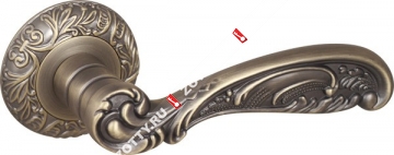 Ручка дверная раздельная Fuaro BRILLIANT SM MAB-6 (Темная бронза)