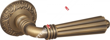 Ручка дверная раздельная Fuaro DEMETRA SM AB-7 (Матовая бронза)