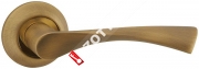 Ручка дверная раздельная Fuaro CLASSIC AR AB/GP-7 квадрат 8x130 мм (Бронза/золото)