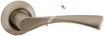 Ручка дверная раздельная Fuaro CLASSIC AR SN/CP-3 квадрат 8x130 мм
