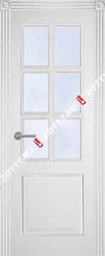 Двери Классика ДО багет (6 стекол) 