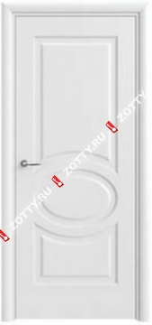 Дверь белая ДГ Олимп 6 