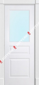 Дверь окрашенная ТУРИН стекло (1 верхнее) 