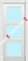 Дверь Трио 1 ДО (3 стекла)
