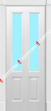 Дверь окрашенная мод. Прованс 1091 стекло (2 верхних) 